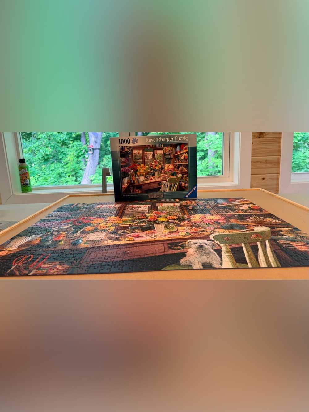 Ravensburger My Haven The Flower Arrangers Shed 1000 Puzzle